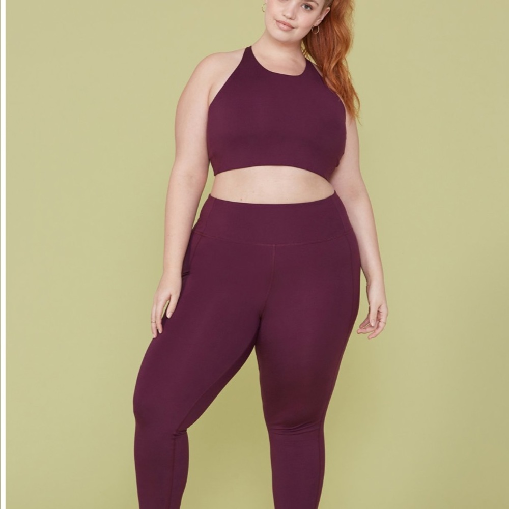 Girlfriend Collective Plum Leggings (S)